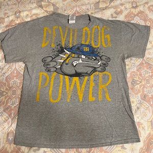 Travelers Rest High School (SC) Devil Dogs size M tee.